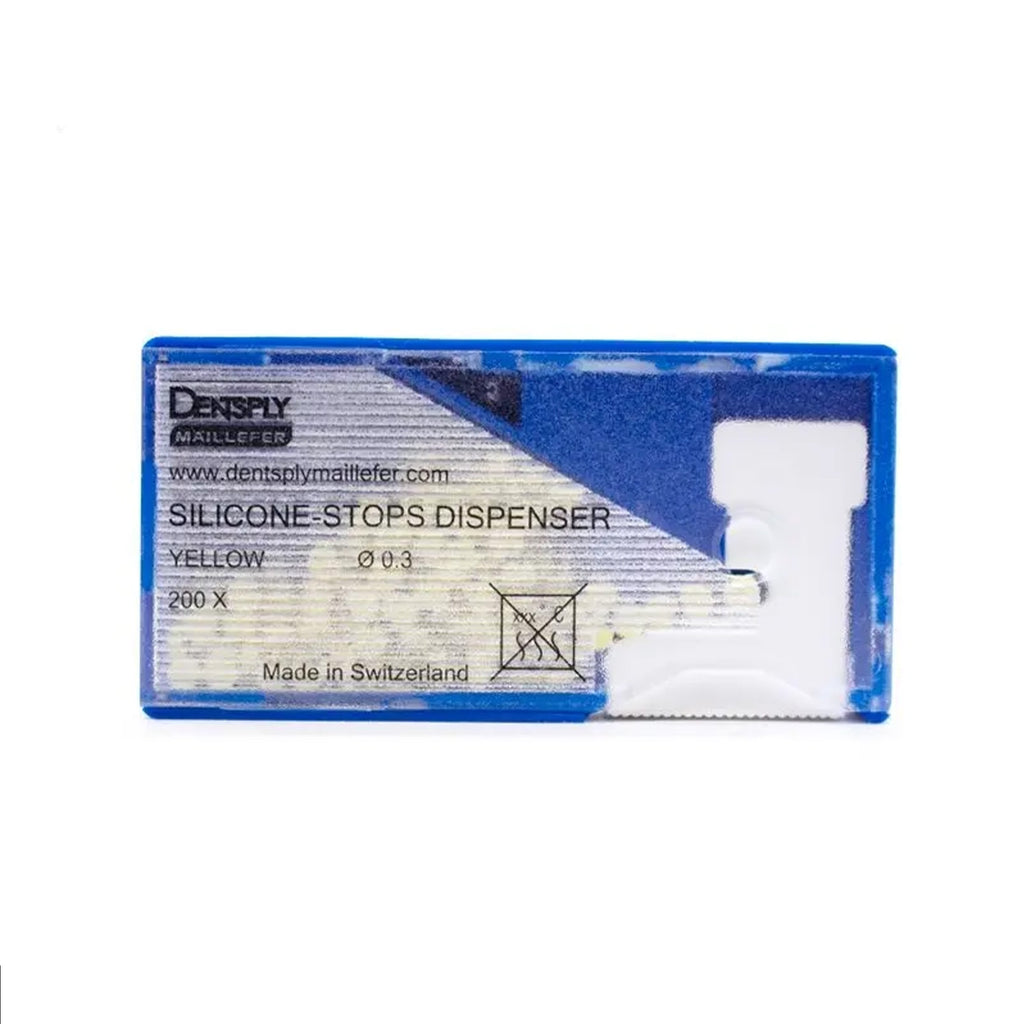Dispensador de topes de Silicón amarillo