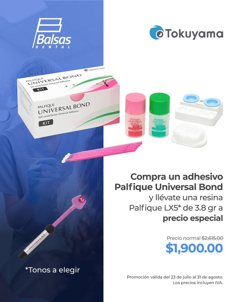 Promoción Universal Bond + Resina Palfique Lx5