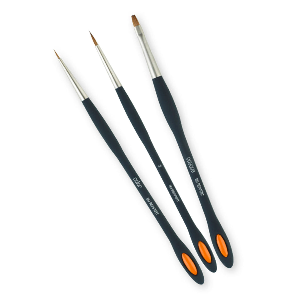 Pinceles lay-art style juego (opaco, color, No. 2)